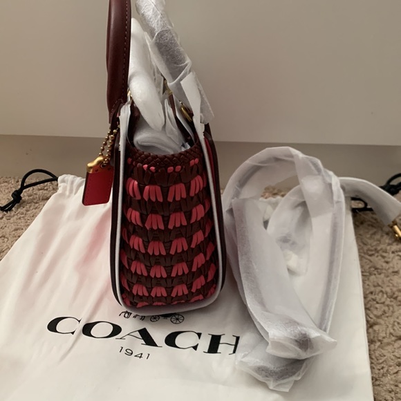 Coach Troupe Tote 16 With Weaving - Picture 5 of 7